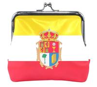 Personalizzato Cuenca Provincia Bandiera Carino Portamonete Sacchetto Della Borsa In Pelle Bacio Blocco Monete Portafoglio Cambiare Carta