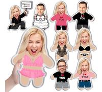 Personalizzato Divertente 3D Doppio Lato Peluche Riempito Cuscino, Personalizzato Divertente Cuscino con Animale Domestico/Immagine/Persone per Coppie Compleanno, Natale, Regalo di San Valentino