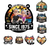 Personalizzato fastidiosi a vicenda dal Suncatcher, fastidiosi a vicenda da quando e ancora andando forte segni, coppia Suncatcher ornamento per lui lei
