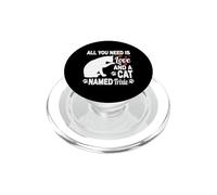 Personalizzato Gatto Nome Trixie Cute Kitten Pet Lover PopSockets PopGrip per MagSafe
