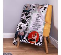 Personalizzato Giungla Spot Poesia Foto Design Morbido Coperta IN Pile Coperta