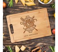 Personalizzato Grilling Regali per Uomini - Personalizzato il Grill Master Tagliere Regali per Papà - BBQ Tagliere Perfetto per Lui, Papà, Suocero, Marito