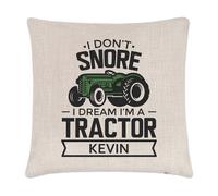 Personalizzato i Don'T Russamento Sogno I'M A Trattore Verde Cuscino Cover