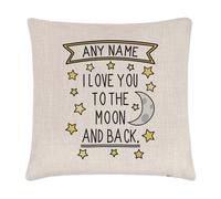 Personalizzato i Love You To The Moon And Back Cuscino Cover Valentines Giorno