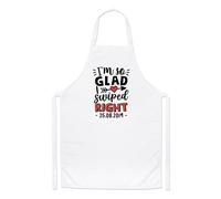 Personalizzato I'M Cosi Felice I Swiped Destro Chef Grembiule Love Valentines
