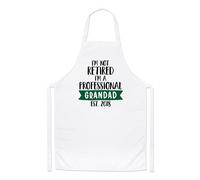 Personalizzato I'M Non Pensionato Professionale Nonno Grembiule Da Love Cooking