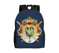 Personalizzato Impero Francese Napoleone Zaino Donne Uomini Moda Bookbag per College School Stemma di Francia Borse