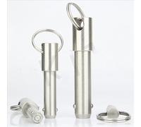 Personalizzato in magazzino YK115 Tutti i perni di fermo di precisione con anello di trazione in acciaio inossidabile Perni di bloccaggio a molla a sgancio rapido-8mm-50mm