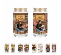 Personalizzato Just A Girl Who Loves Books Tazze Regali Personalizzati Nome E Immagine Lettura Bookish Caffè Freddo Bicchieri di Vetro Per Le Donne Regalo Personalizzato Bookworm Con Coperchi E