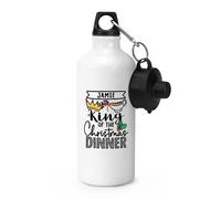 Personalizzato King Of The Natale Cena SPORTS Borraccia Papà Migliore Nonno