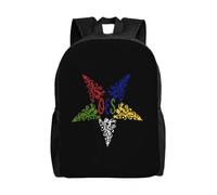 Personalizzato La Stella Orientale Laptop Zaino Uomo Donna Moda Bookbag per Studenti Universitari Scolastici OES Sistar Bag