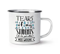 Personalizzato Lacrime Di My Studenti Caffè Smalto Tazza Divertente Teacher Best