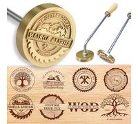 Personalizzato Legno Branding Iron Logo Personalizzato Metallo Branding Ferro per Carne Cuoio Torta Personalizzato Legno Bruciare Timbro Regali di Nozze