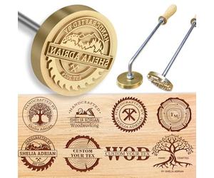 Personalizzato Legno Branding Iron Logo Personalizzato Metallo Branding Ferro per Carne Cuoio Torta Personalizzato Legno Bruciare Timbro Regali di Nozze