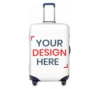 Personalizzato Logo Luggage Cover Elastico Personalizzato Il Vostro Design Qui Viaggio Suitcase Protettivo Coprire Suit Color1,XL