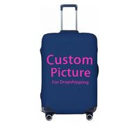 Personalizzato Logo Luggage Cover Elastico Personalizzato Il Vostro Design Qui Viaggio Suitcase Protettivo Coprire Suit Color9,S
