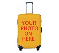 Personalizzato Logo Luggage Cover Elastico Personalizzato Il Vostro Design Qui Viaggio Suitcase Protettivo Coprire Suit Color4,XL