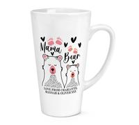 Personalizzato Mamma Orso 483ml Grande Latte Tazza Festa Della Amore Compleanno