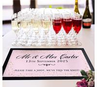 Personalizzato Matrimonio Barrette Runner Tappetino - Decorazione Tavolo