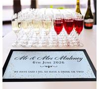 Personalizzato Matrimonio Barrette Runner Tappetino - Decorazione Tavolo