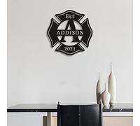 Personalizzato metallo famiglia cognome segno regalo di nozze in legno lettera iniziale divisa taglio laser primi nomi est anno stabilito data monogramma personalizzato decorazioni per la casa