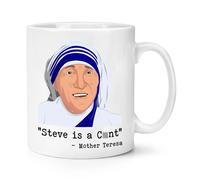 Personalizzato Mother Teresa 284ml Tazza Ogni Messaggio Divertente Birthday Papà