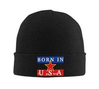 Personalizzato Nato in Jugoslavia Bonnet Cappelli Moda Cappello A Maglia per Gli Uomini delle Donne Inverno Caldo Jugoslavo Bandiera Skullies Berretti Berretti