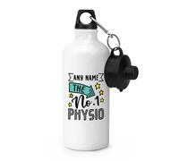 Personalizzato No.1 Fisio SPORTS Borraccia Worlds Migliore Awesome Thank You