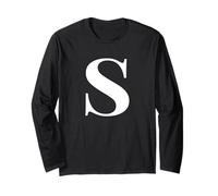 Personalizzato Nome Alfabeto Iniziale Lettera S Regalo Regalo Maglia a Manica
