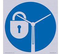 Personalizzato Obbligatorio: Blocca le pale del rotore Segno - 150x150mm - S15