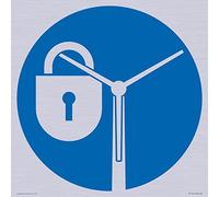 Personalizzato Obbligatorio: Blocca le pale del rotore Segno - 300x300mm - S30