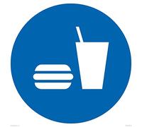 Personalizzato obbligatorio: Eat and drink Sign - 600x600mm - S60