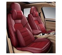 Personalizzato Per Nissan Per Patrol Per Soleggiato Copertura Sede Dell'automobile In Pelle Per Quest Per Terra Per Navara Per Nv200 Per Paladin Per I Calci Fodere Copri Sedili(VINO ROSSO,Memory)