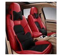 Personalizzato Per Nissan Per Patrol Per Soleggiato Copertura Sede Dell'automobile In Pelle Per Quest Per Terra Per Navara Per Nv200 Per Paladin Per I Calci Protezione Sedile(Nero rosso,Luxury)