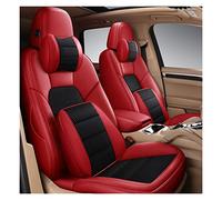 Personalizzato Per Nissan Per Patrol Per Soleggiato Copertura Sede Dell'automobile In Pelle Per Quest Per Terra Per Navara Per Nv200 Per Paladin Per I Calci Protezione Sedile(Nero rosso,Memory)