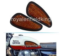 Personalizzato Per Reale Enfield Interceptor 650 Serbatoio Pelle Knee Pad D10