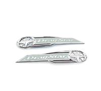 Personalizzato per Yamaha Dragstar V-Star XV XVS400 650 1100 3D Emblema Badge Decalcomania Serbatoio Adesivo Decalcomania(Silver)