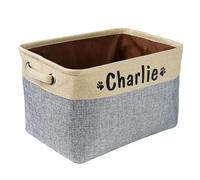 Personalizzato Pet Storage Box Gratuito Personalizzato Canestri Di Immagazzinaggio Per Cane Giocattoli Vestiti Nessun Odore Stampa Senza Cani Nome Con Cute Paw