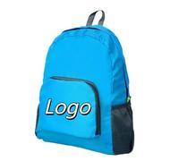 Personalizzato Pieghevole Zaino Uomo Donne Personalizzata Logo Foto Testo Shopping Borsa Pieghevole Viaggio Casual Borsa per Esterno Color4,30.5 * 16 * 42CM