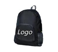Personalizzato Pieghevole Zaino Uomo Donne Personalizzata Logo Foto Testo Shopping Borsa Pieghevole Viaggio Casual Borsa per Esterno Color2,30.5 * 16 * 42CM