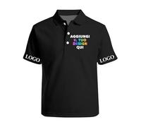 Personalizzato Polo Uomo Manica Corta Personalizzate Maglietta Polo Tshirt Donna Il Tuo Quadro con Logo e/o Foto Testo da Lavoro Personalizzata Polo Slim Fit Abbigliamento da Lavoro