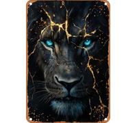 Personalizzato Poster Black Leopard Segnali di regola Segni stradali per Cucina,Genitori,Collezionisti di decorazioni tematiche,Ristorante M