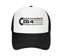 Personalizzato Punk Cool Commodore Logo Berretto da Baseball per Le Donne Uomo Traspirante Computer Geek Trucker Cappello Protezione Solare Snapback Caps