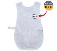 Personalizzato Ricamato Abito da Lavoro con Tasca Donna Grembiule Asta Pulizia