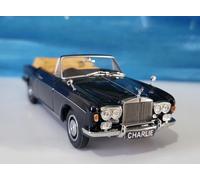Personalizzato Rolls Royce Corniche Conv Aperto Indigo Blu Oxford Diecast Boxed