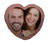 Personalizzato Rosa & Oro Geometrico Design Cuore Cuscino Sagomato Valentines