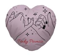 Personalizzato Rosa Pinky Promise Design Cuore A Cuscino Valentines Giorno Gift