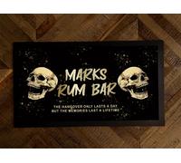 Personalizzato Rum Barrette Runner Tappetino - Teschio Spiced Di Barrette,Regalo