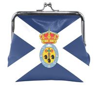 Personalizzato Santa Cruz de Tenerife Bandiera Carino Della Moneta Del Sacchetto Della Borsa Del Cuoio Del Bacio Blocco