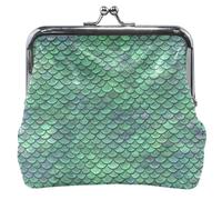 Personalizzato Sirena Drago Bilancia Verde Della Moneta Delle Donne Borse & Sacchetti Fibbia Bacio Blocco Ragazze Piccolo Cambiamento Borsa